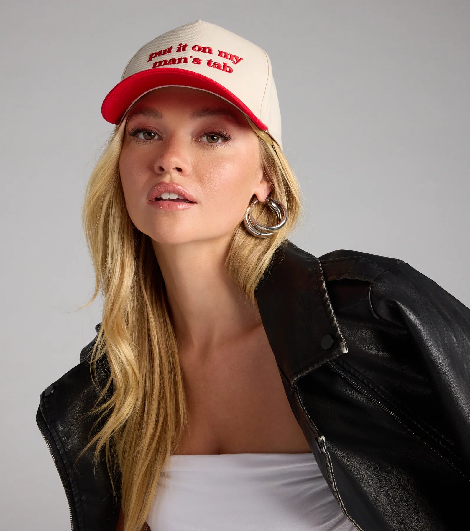 Put It On My Man's Tab Snap Back Cap - Image 13