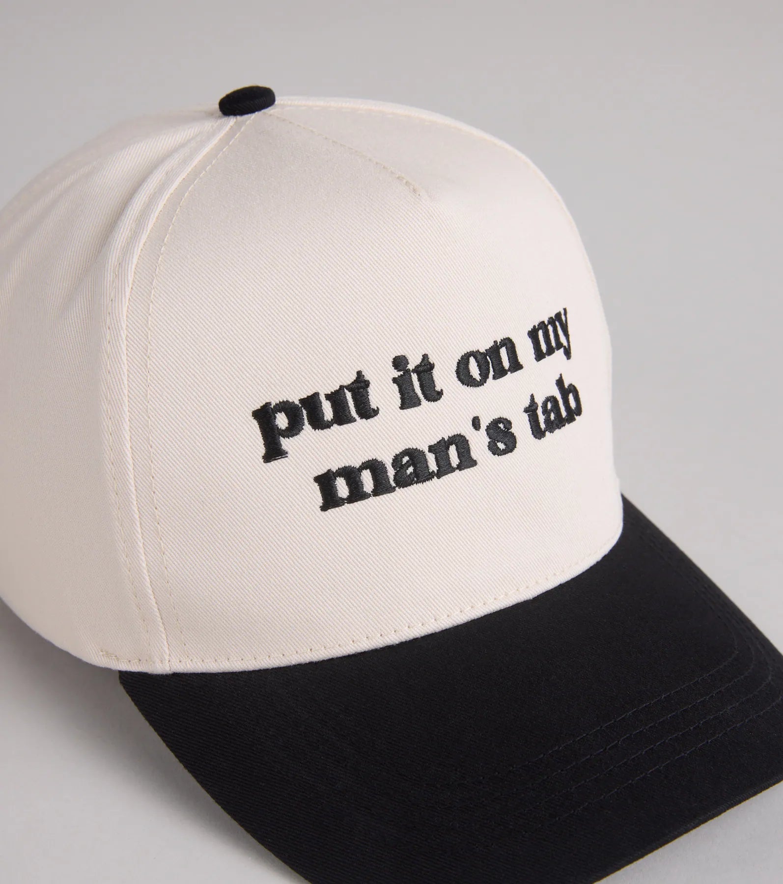 Put It On My Man's Tab Snap Back Cap - Image 7