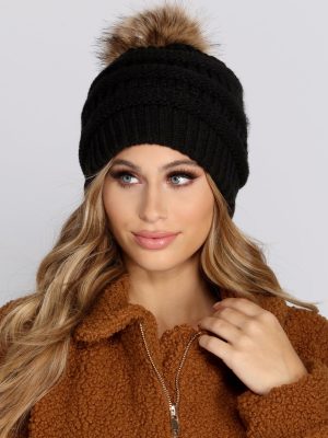 Cozy Cutie Pom Pom Beanie