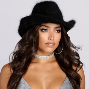 Furry Cowgirl Hat