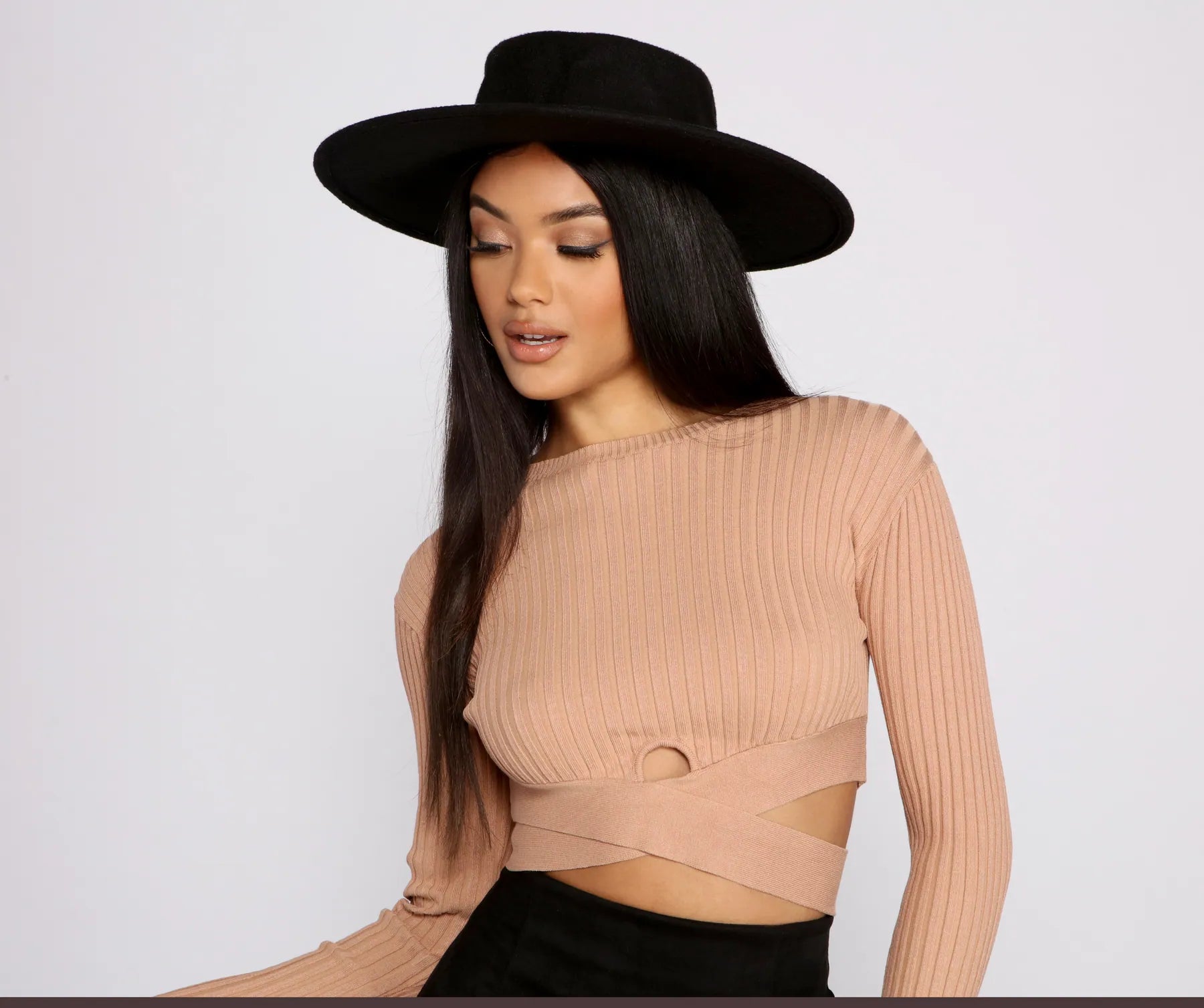 A Touch of Chic Boater Hat - Image 2