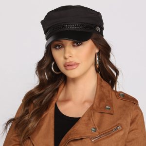 Edgy-Chic Cabby Hat