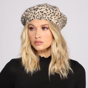 Oh La La Leopard Beret