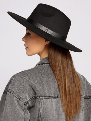 Vacay Bound Faux Wool Panama Hat