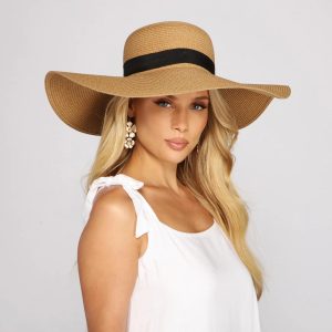 Embraced In Glamour Straw Hat