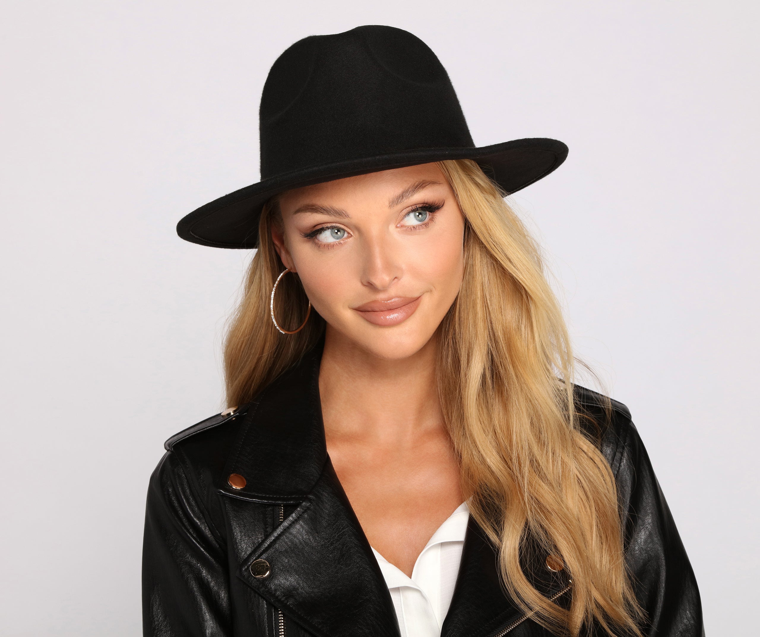 Chained To Chic Faux Wool Hat - Image 3