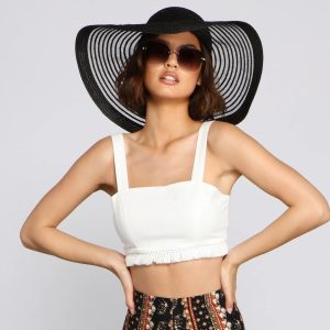 Beach Please Floppy Hat