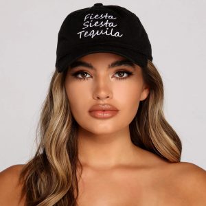 Fiesta. Siesta. Tequila Script Cap