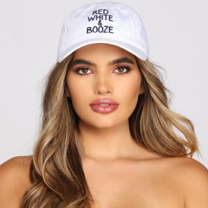 Red. White. And Booze Baseball Cap