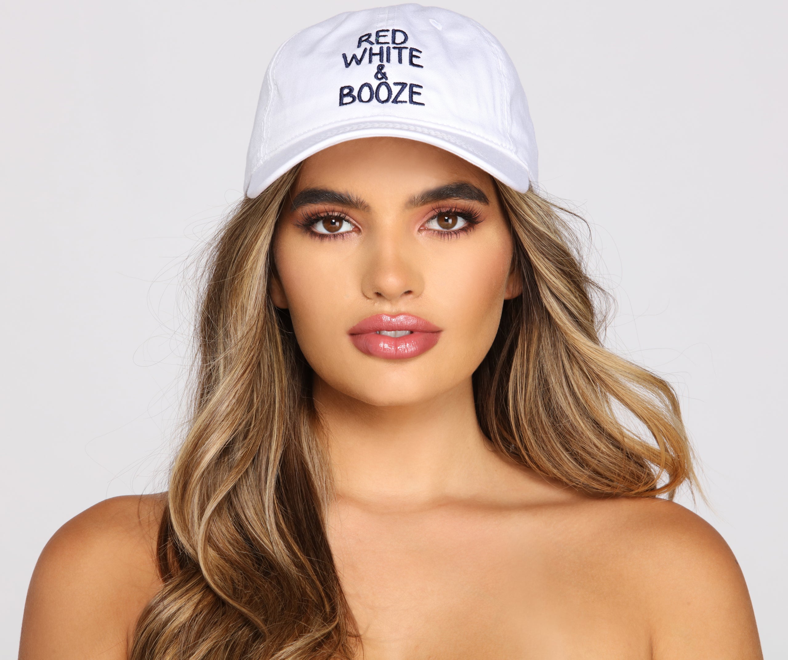 Red. White. And Booze Baseball Cap