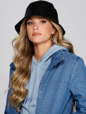 Trendy Moves Faux Leather Bucket Hat