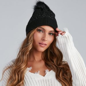 Chill Out Heat Stone Knit Beanie