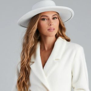 Country Roots Faux Wool Rhine Panama Hat