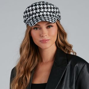 Old School Hound Stooth Cabby Cat