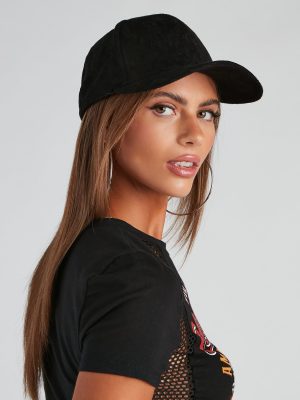 Elevated Faux Suede Baseball Cap