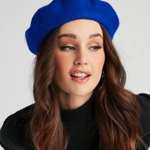 Simply Cute Faux Wool Beret