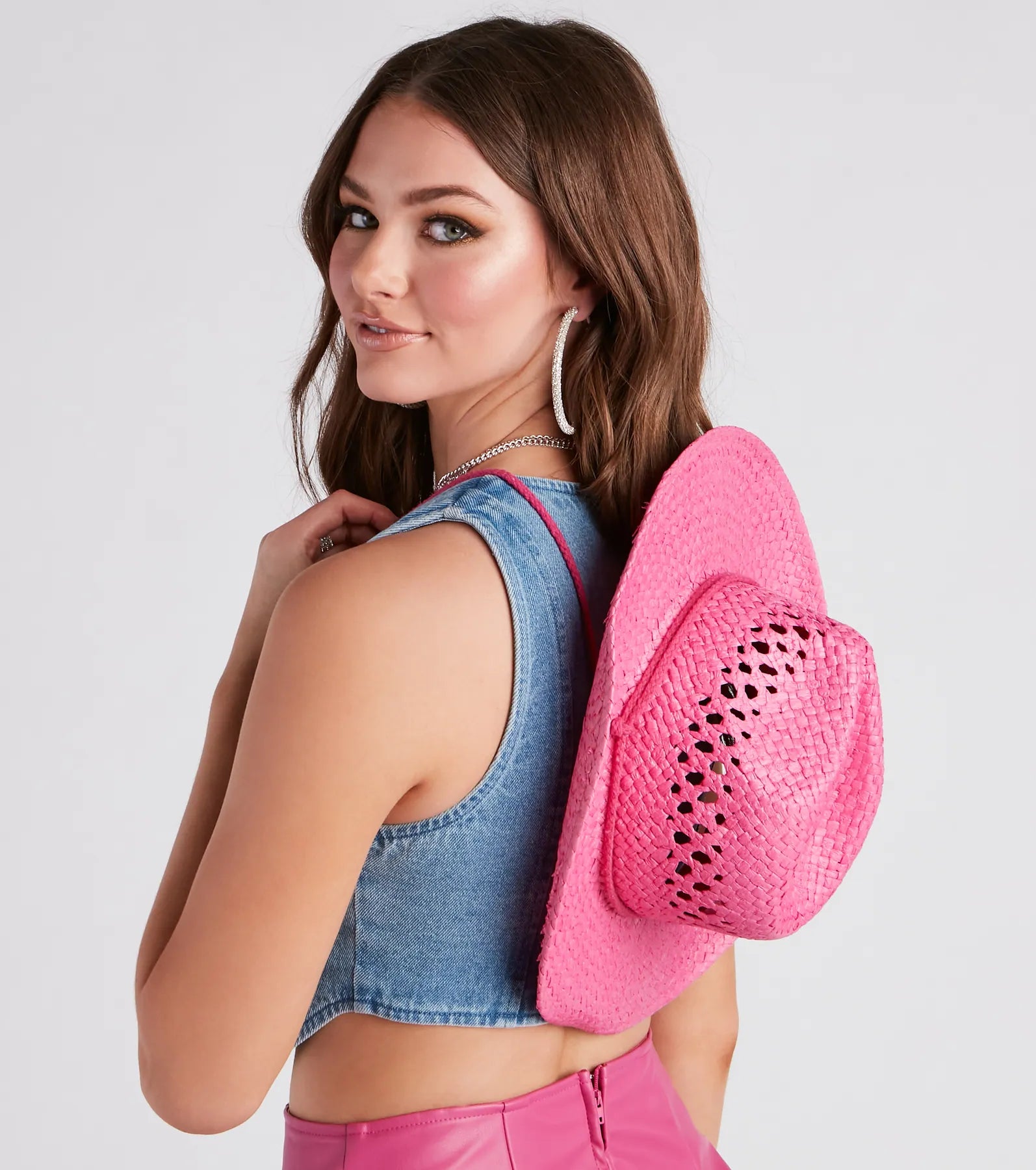 Summertime Babe Straw Cowboy Hat - Image 4