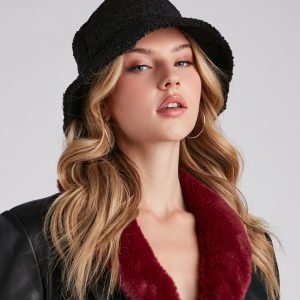 So Cozy Faux Sherpa Bucket Hat