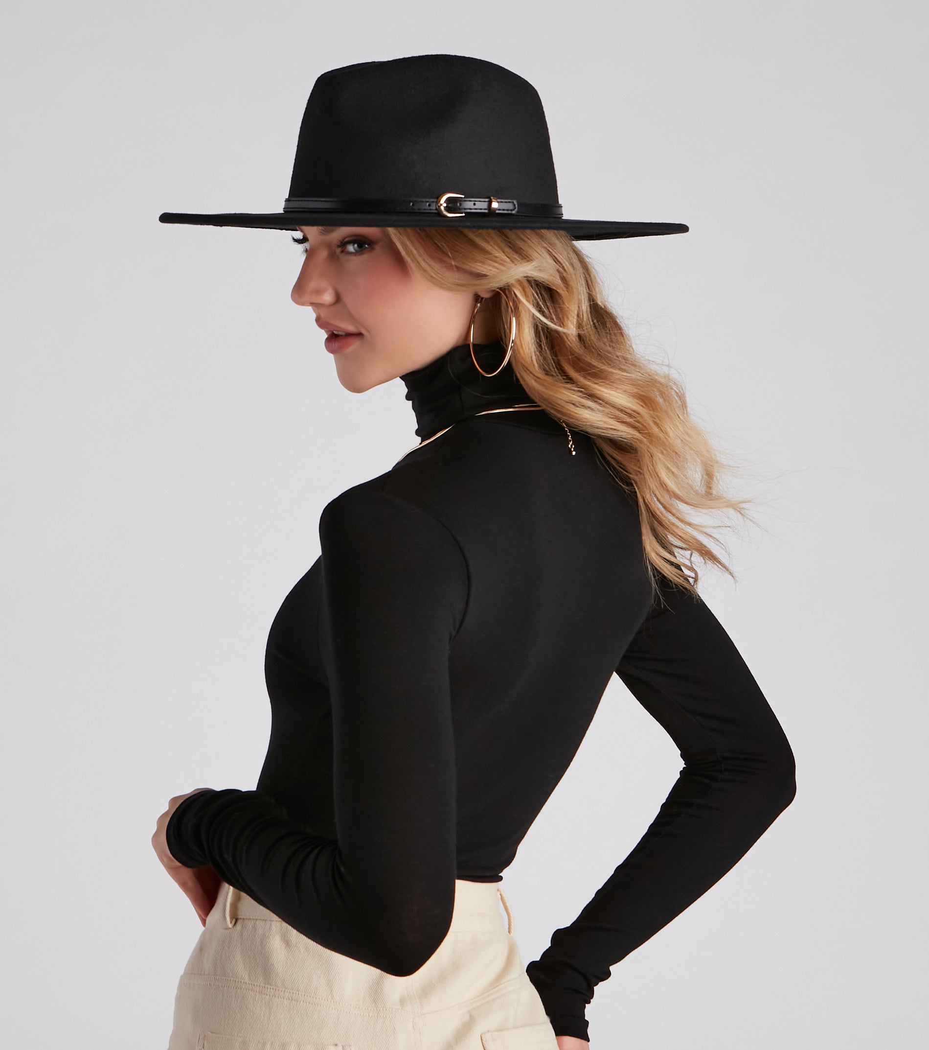 Stay Forever Chic Faux Wool Hat - Image 2