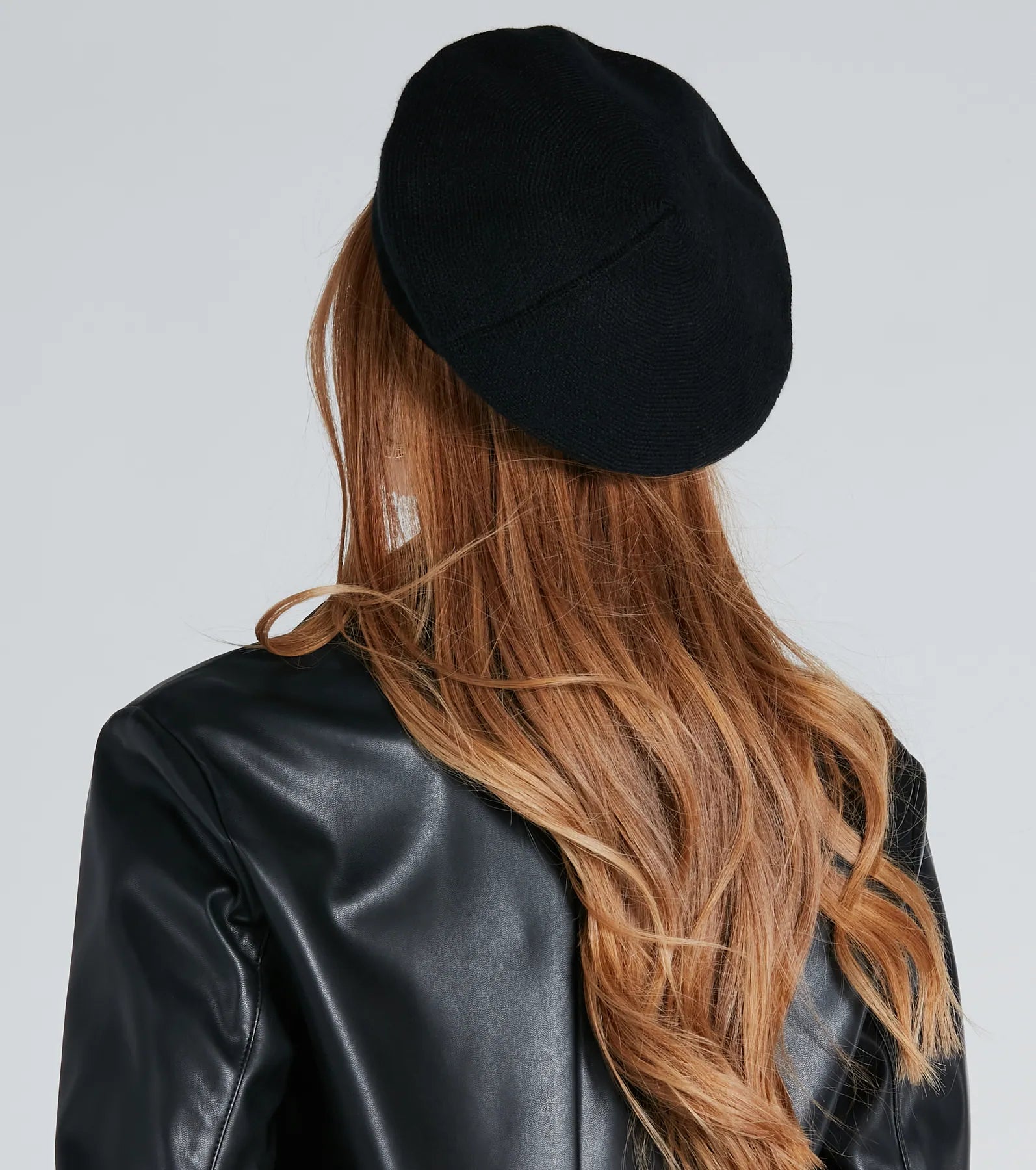 Chic Touch Faux Wool Beret - Image 3