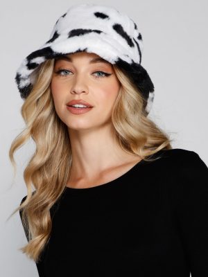 Trendsetting Look Faux Fur Bucket Hat