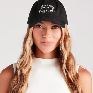 Just A Girl Who Loves Tequila Baseball Cap