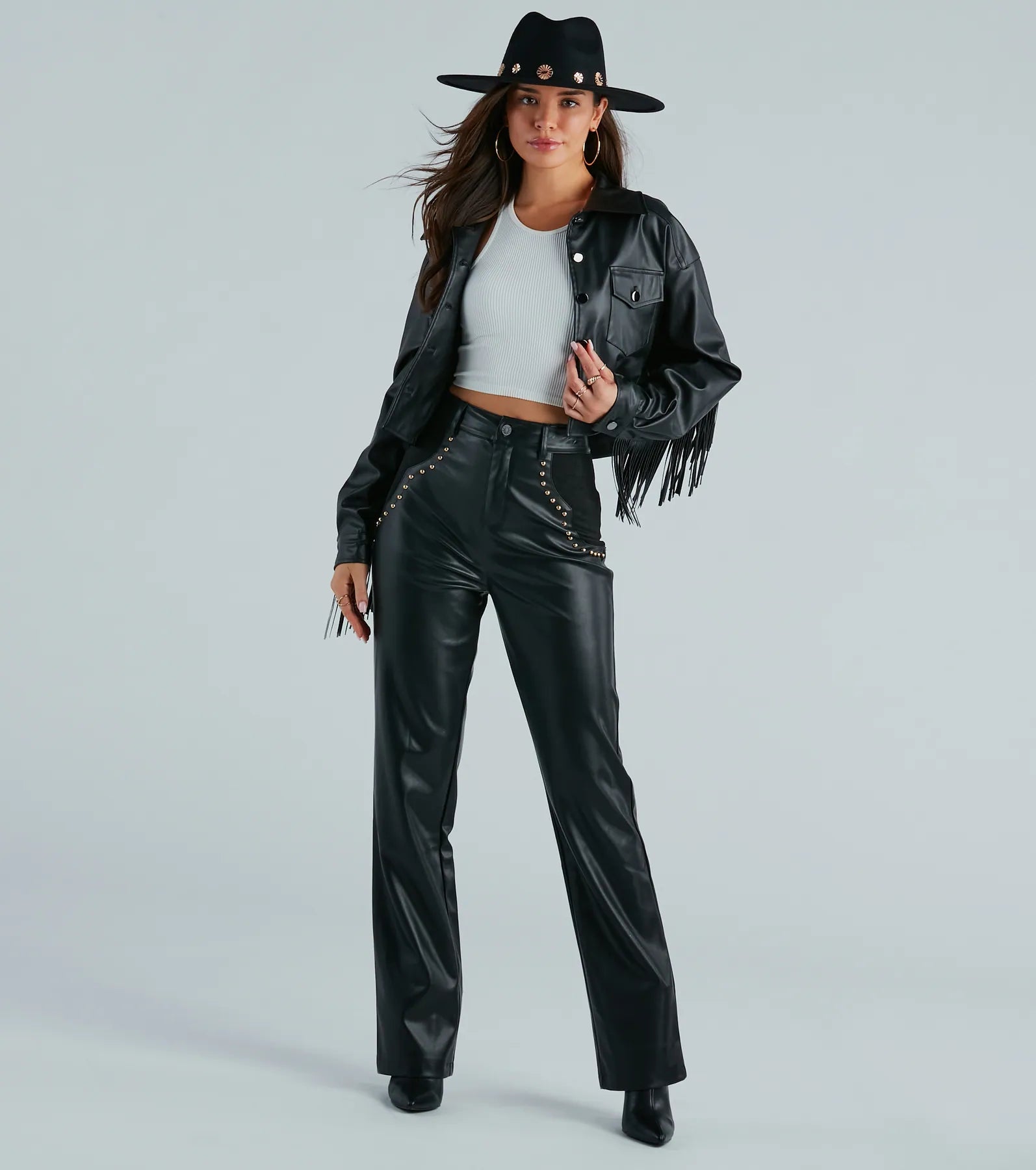 Dreaming Of Adventure Boho Trim Panama Hat - Image 2