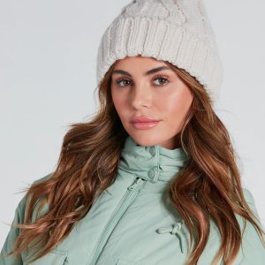 Stay Toasty Cable Knit Beanie