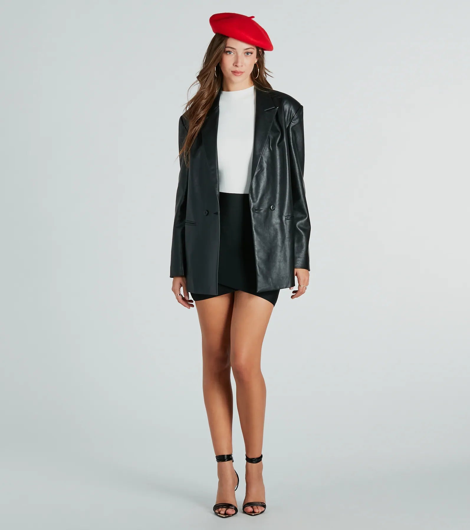 Parisian Girlie Wool Beret - Image 2