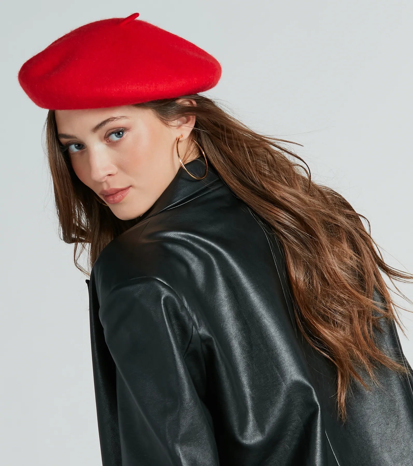 Parisian Girlie Wool Beret - Image 3