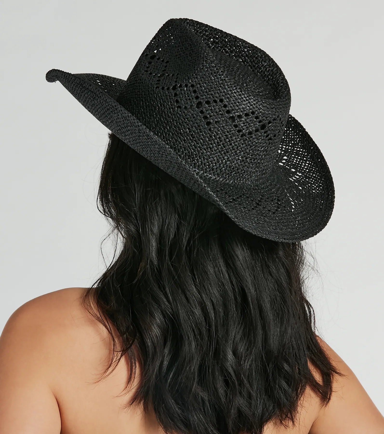 Country Girl At Heart Straw Cowboy Hat - Image 6