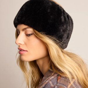 Cozy Impression Faux Fur Head Wrap