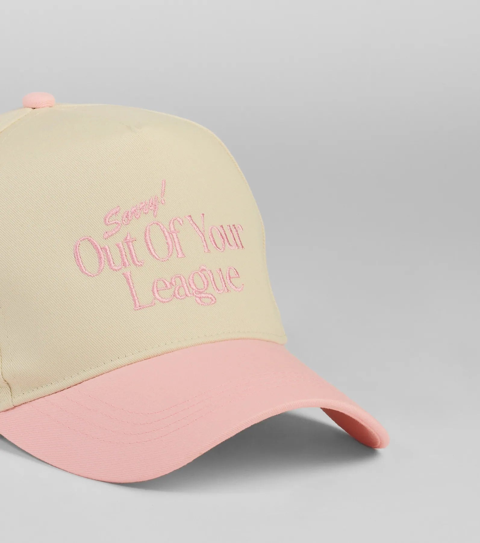 Sorry Out Of Your League Baseball Cap - Image 2