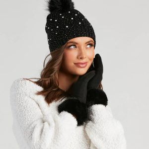 Diva Essential Faux Fur Cuff Gloves