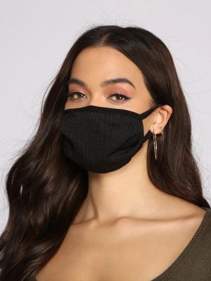 Glitz and Glitter Face Mask with Earloops