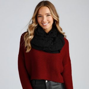 Cutie In Ruffles Infinity Scarf