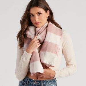 Autumn Chill Buffalo Plaid Scarf