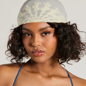 Forever Adorable Embroidered Sheer Head Scarf