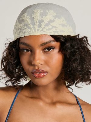Forever Adorable Embroidered Sheer Head Scarf