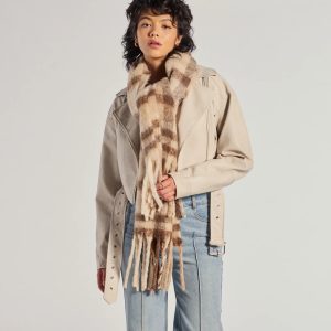 Plaid Moment Blanket Scarf