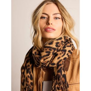 Fierce And Fab Leopard Print Scarf