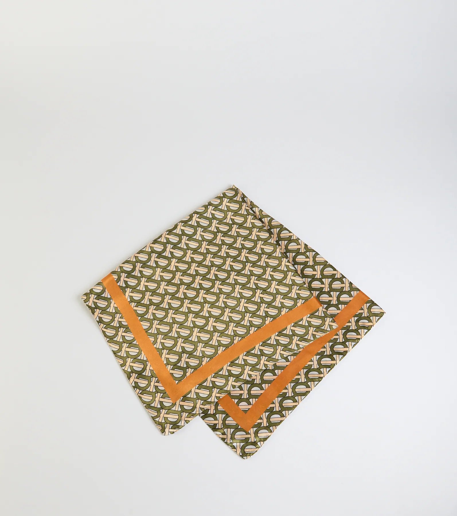 Luxe Flair Woven Loop Satin Scarf - Image 5