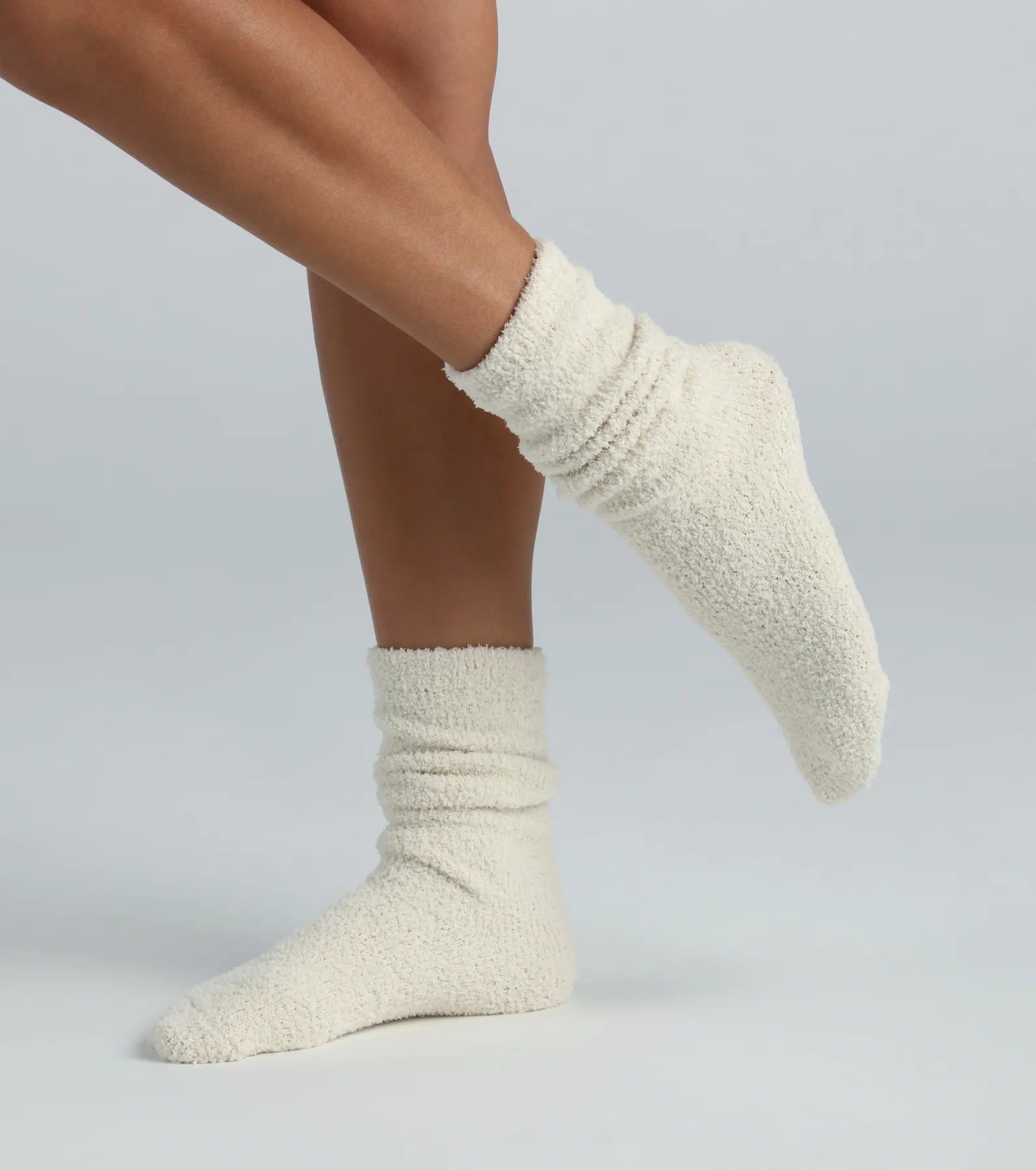 Cozy Season Long Chenille Fuzzy Socks - Image 3