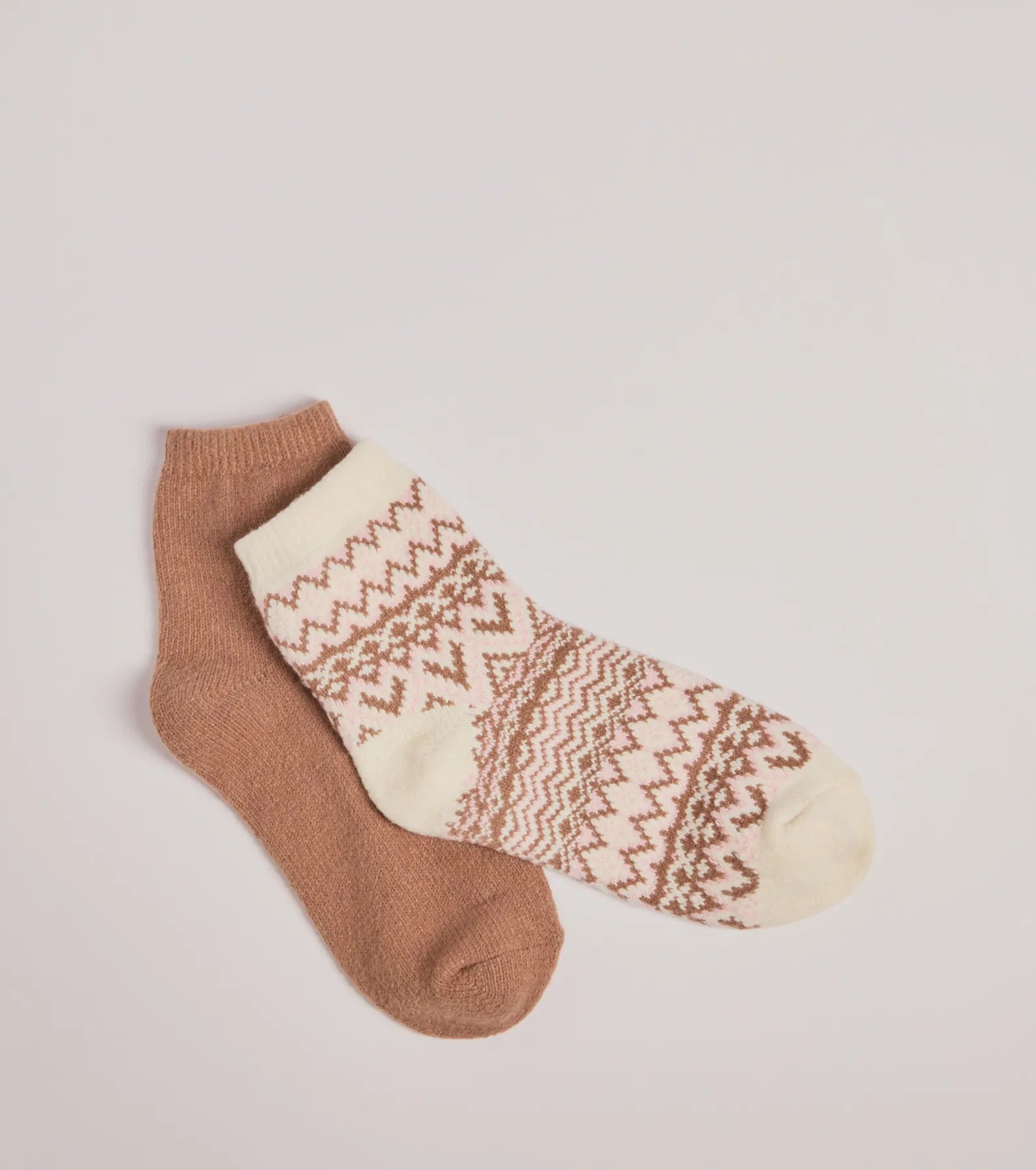 Cozy Fair Isle Two-Pack Socks - Image 3