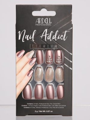 Ardell Nail Addict Pearl and Glitter Press On Nails