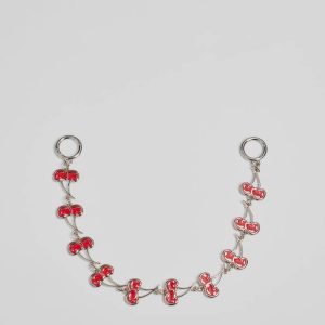 Sweet Sparkle Cherry Bag Charm