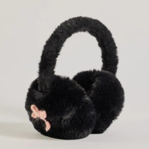 So Cozy Bow Detail Faux Fur Earmuffs