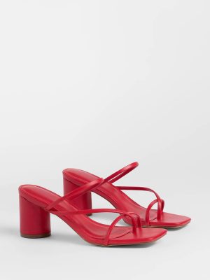 So Much Personality Strappy Block Heels