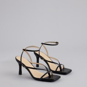 Strut Factor Thong Strappy Stiletto Heels