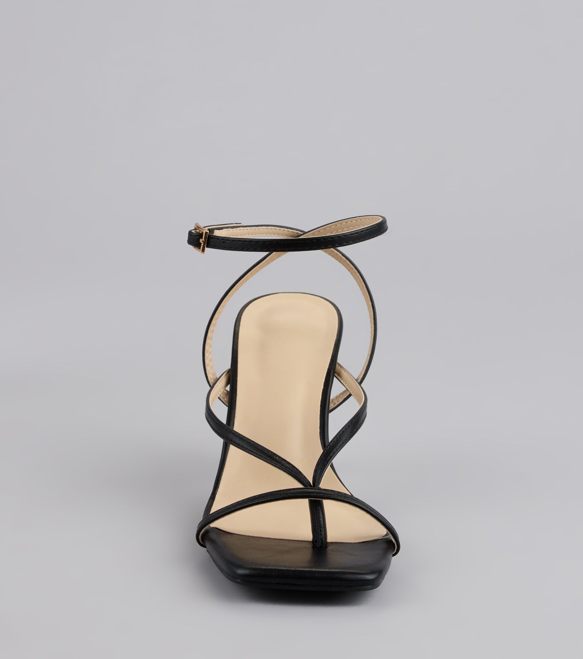 Strut Factor Thong Strappy Stiletto Heels - Image 3